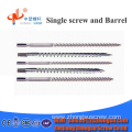 Nitriding injection screw barrel for plastic